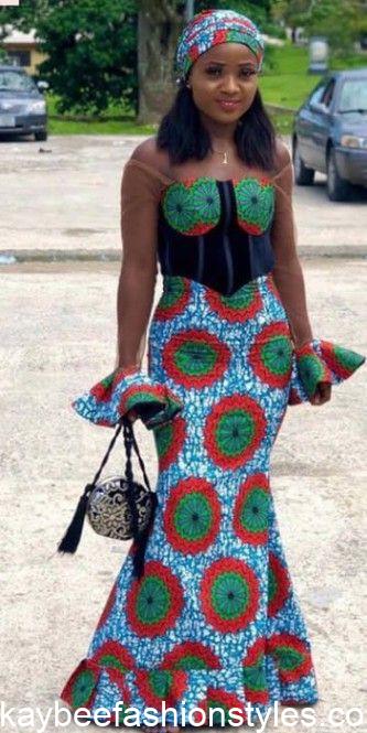 4 Yards Ankara Long Gown Styles for Ladies