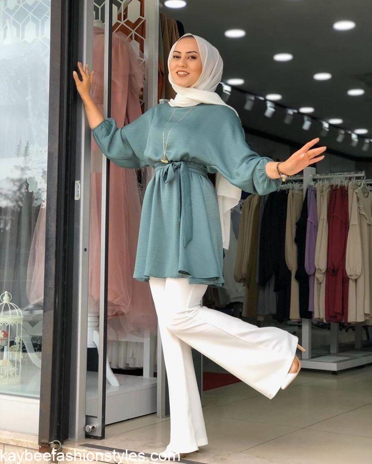 Plain Material Styles for Muslim Ladies in Nigeria