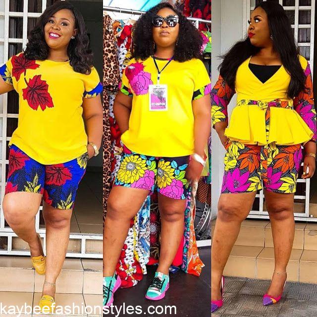 Ankara Short Knickers and Top for Ladies