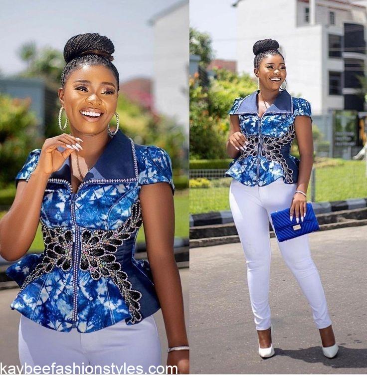 Best Adire Top and Trouser Styles for Ladies in 2023