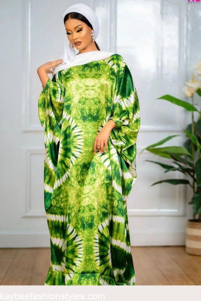 Adire and Kampala Bubu Gown Styles for Ladies