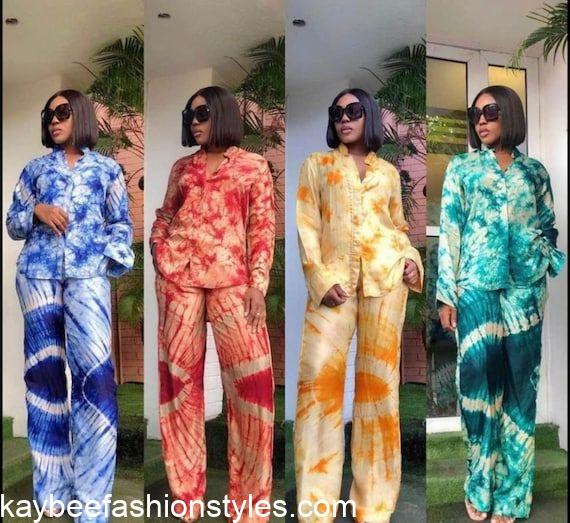 Best Adire Top and Trouser Styles for Ladies in 2023