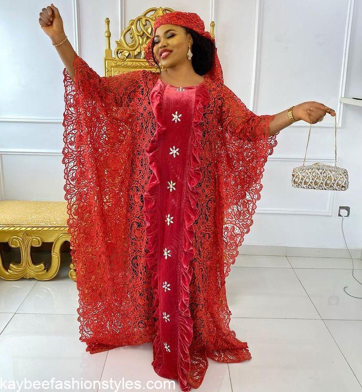 30 Latest Agbada Styles for Ladies in Nigeria
