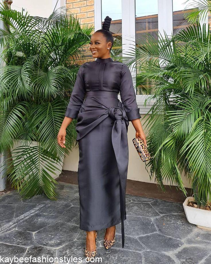 Latest Short English Gown Styles For Ladies - Fashion - Nigeria