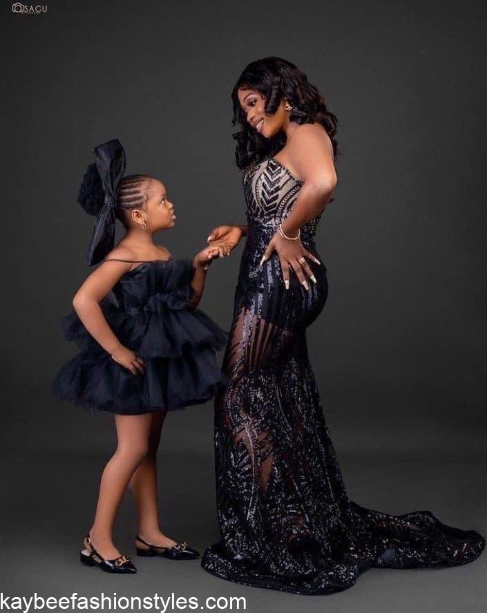 Best Matching Mother and Daughter Lace Styles in Nigeria