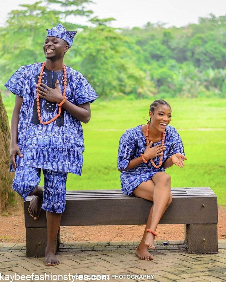 Latest Adire/Kampala Styles for Couples in 2023