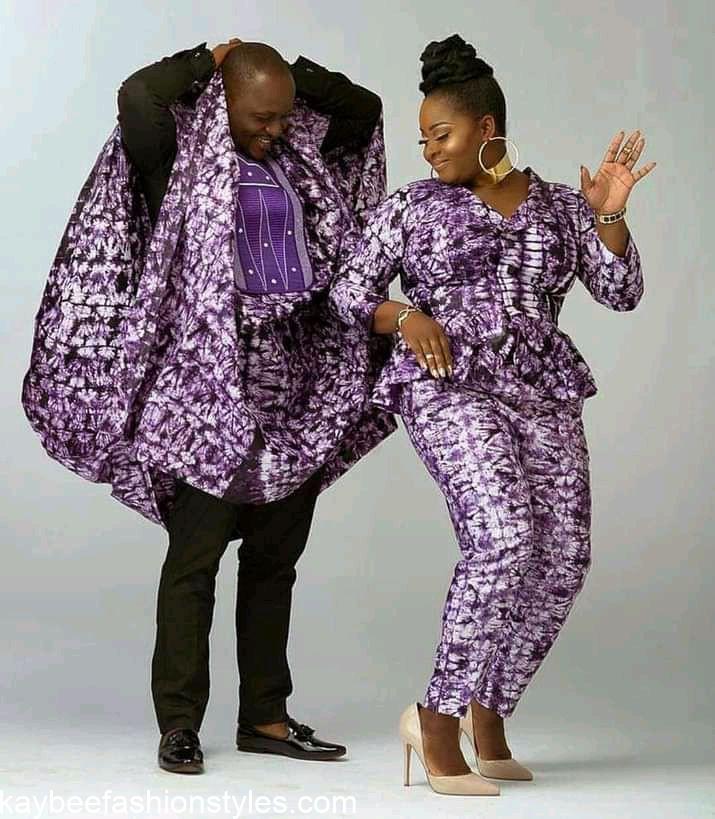 Latest Adire/Kampala Styles for Couples in 2023