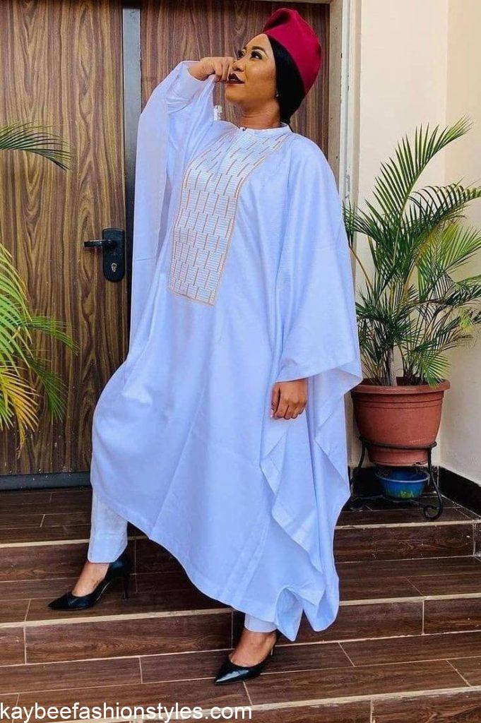 30 Latest Agbada Styles for Ladies in Nigeria