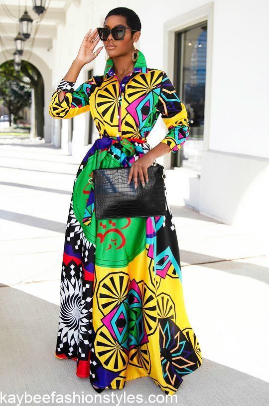 Latest Vintage Material Styles for Ladies in Nigeria