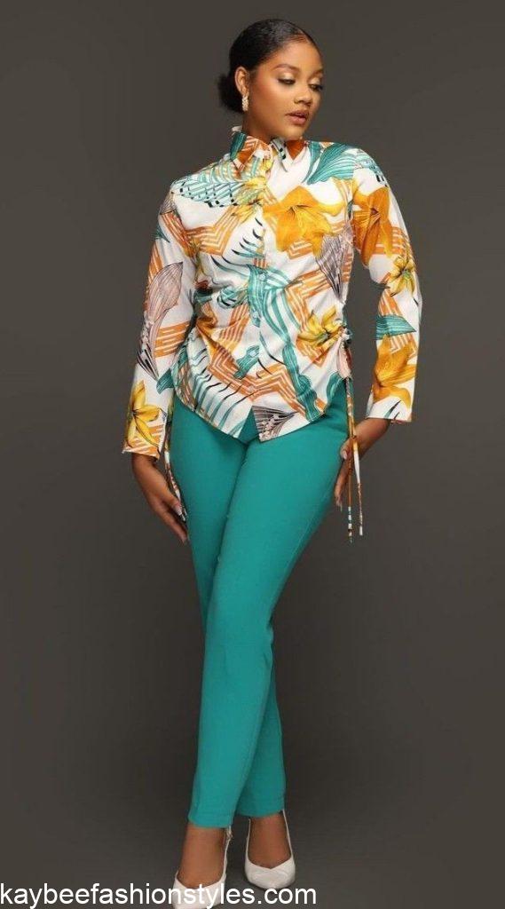 Latest Vintage Material Styles for Ladies in Nigeria