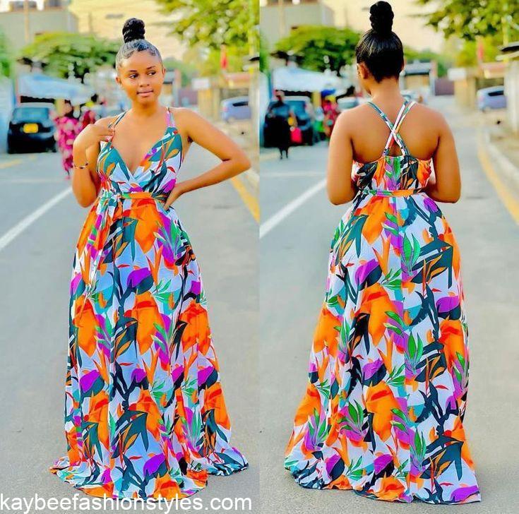 Best Flower Chiffon Gown Styles in Nigeria