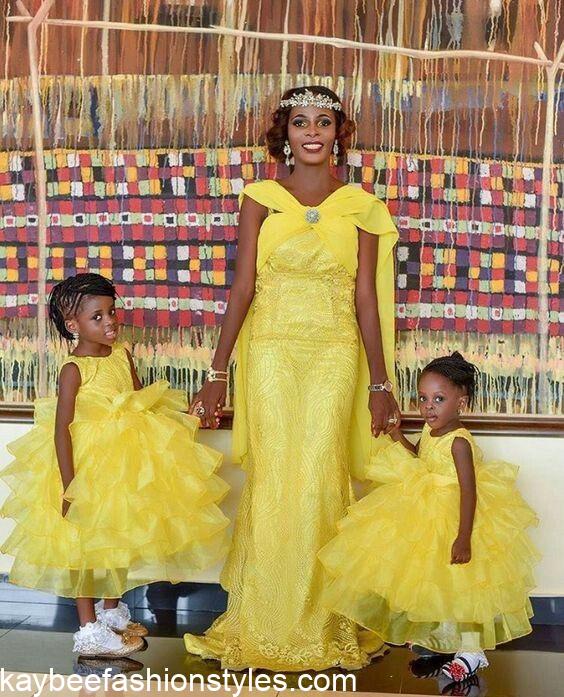 Best Matching Mother and Daughter Lace Styles in Nigeria