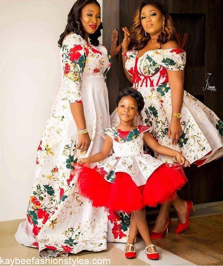 Best Matching Mother and Daughter Lace Styles in Nigeria