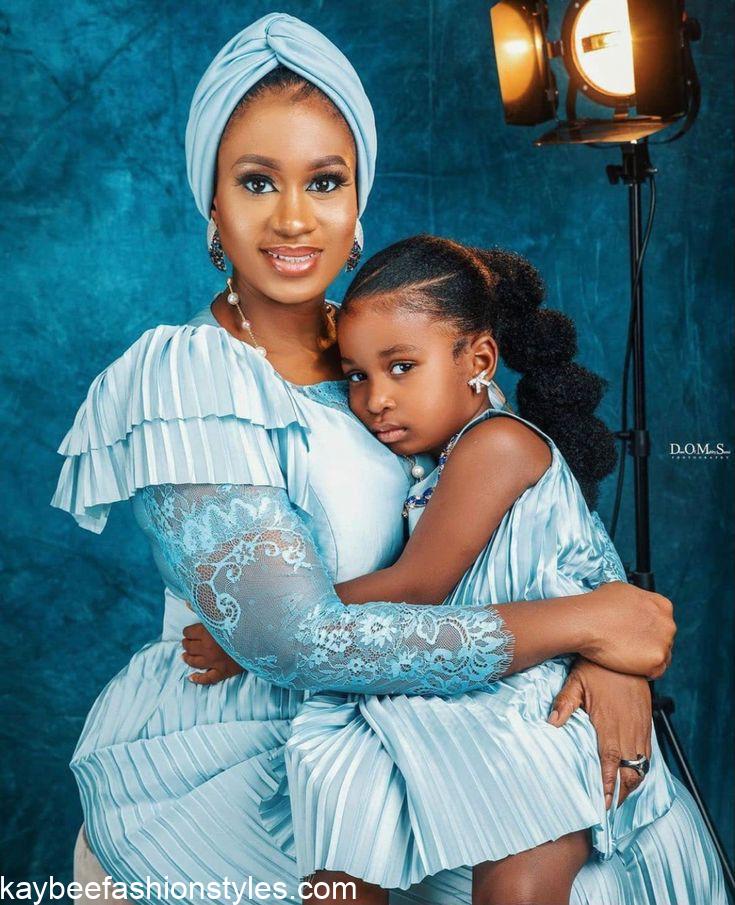 Best Matching Mother and Daughter Lace Styles in Nigeria