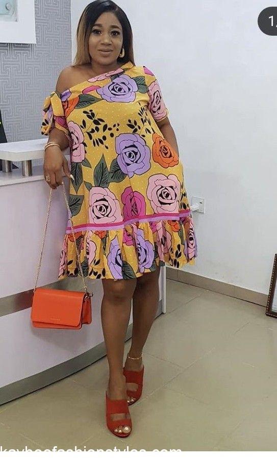 Best Flower Chiffon Gown Styles in Nigeria