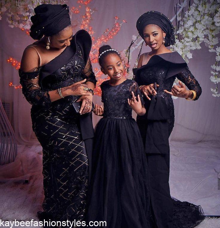 Best Matching Mother and Daughter Lace Styles in Nigeria