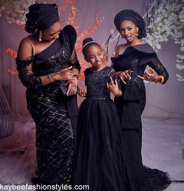 Best Matching Mother and Daughter Lace Styles in Nigeria