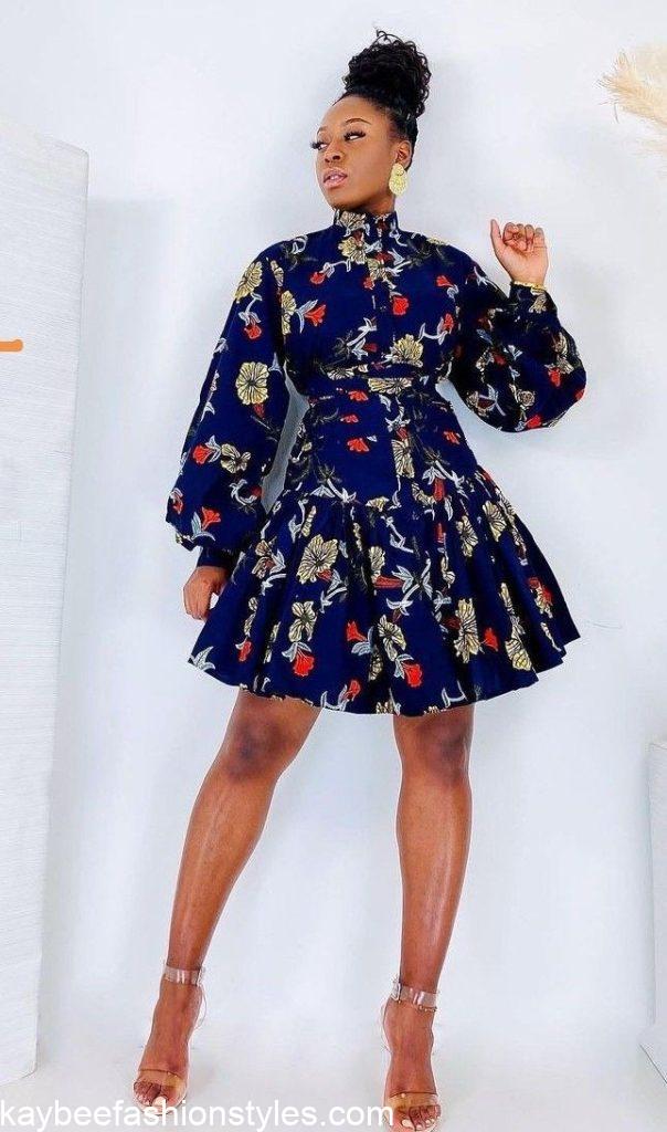 Best Flower Chiffon Gown Styles in Nigeria