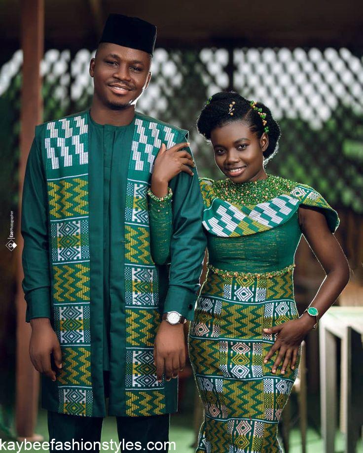 Latest Adire/Kampala Styles for Couples in 2023