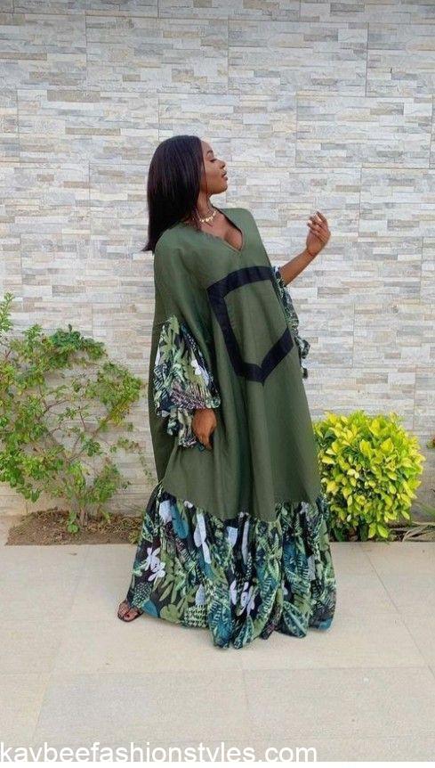 Best Flower Chiffon Gown Styles in Nigeria