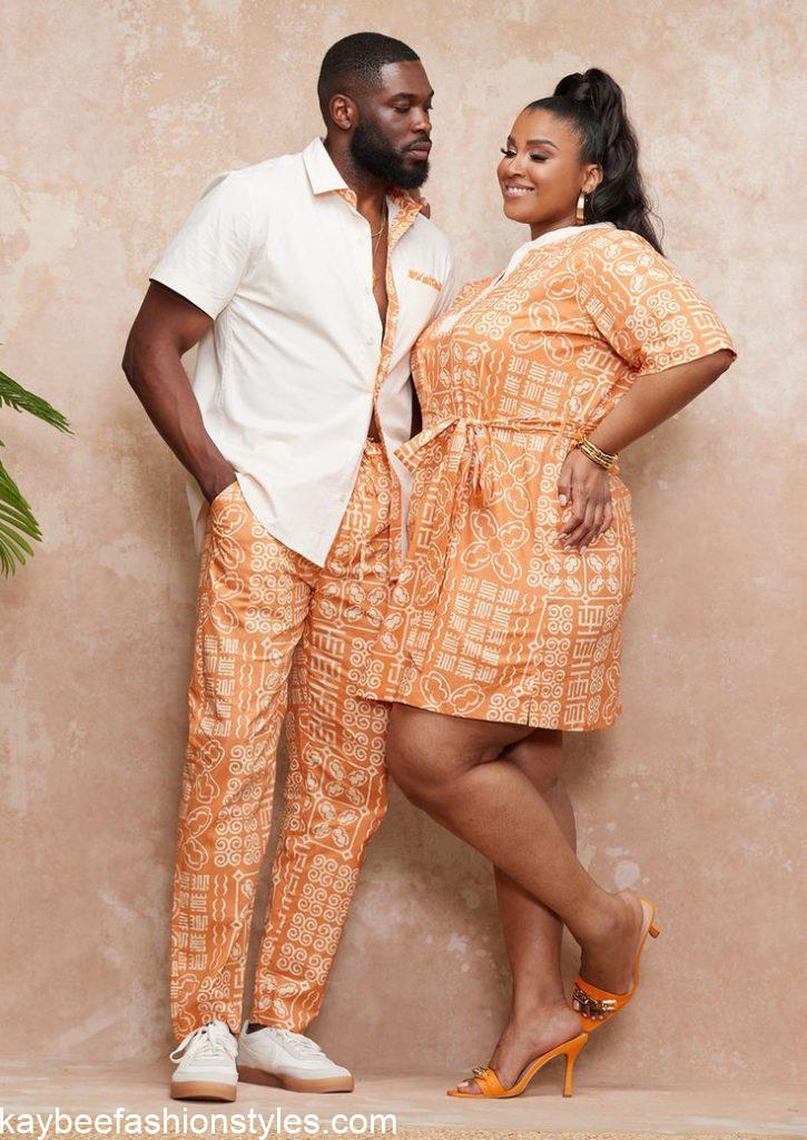 Latest Adire/Kampala Styles for Couples in 2023
