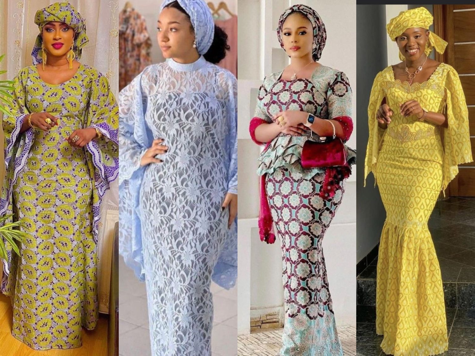 20 Decent Lace Styles for Muslim Ladies - Kaybee Fashion Styles