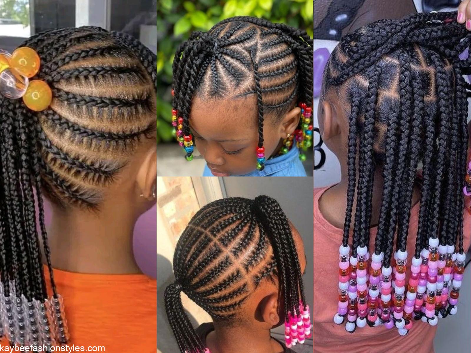 Braided hairstyles for kids 2022 Children hairstyles  Kemi Filani News