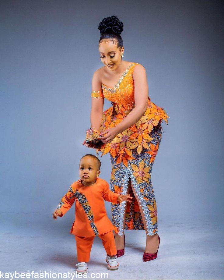 30 Best Matching African Outfits for Mother and Son