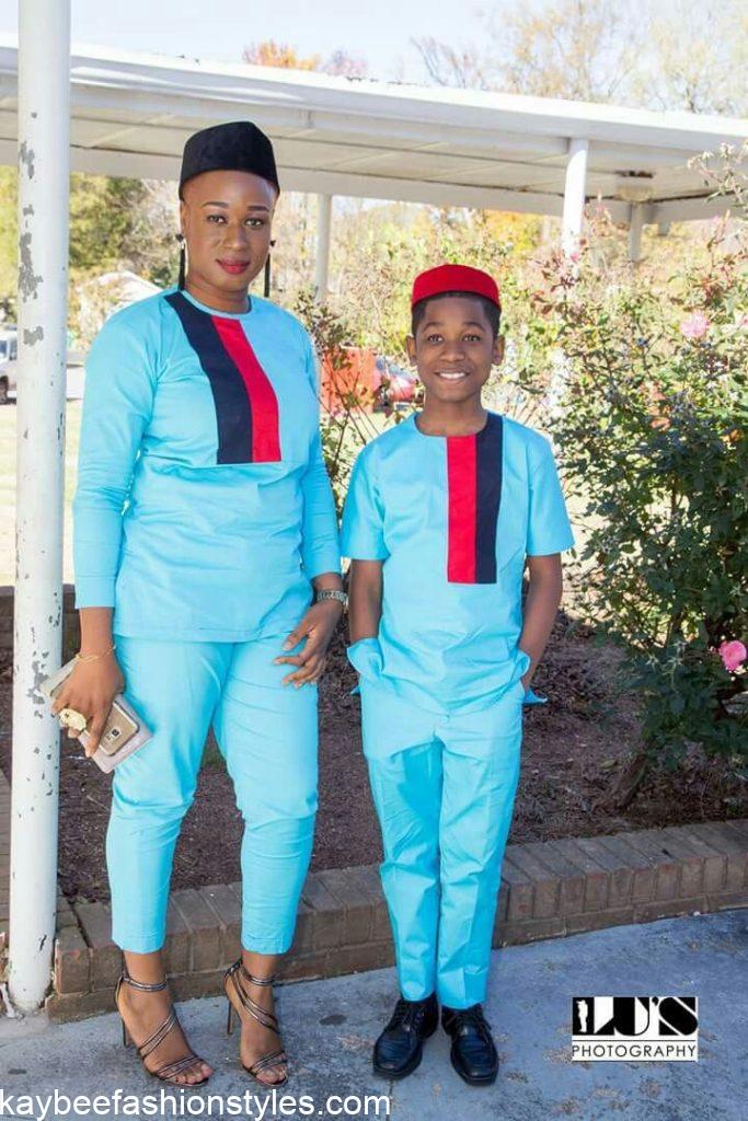 30 Best Matching African Outfits for Mother and Son