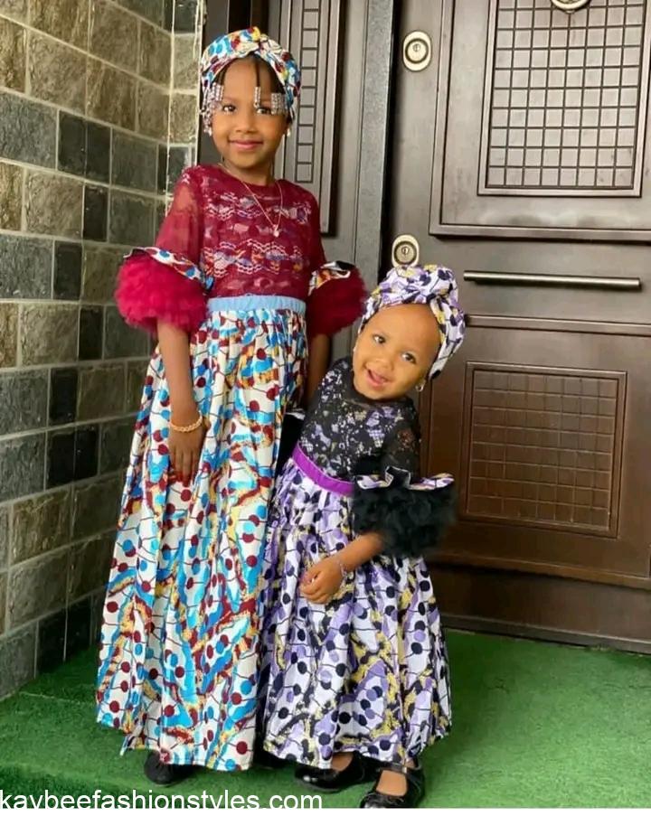 20 Best Arewa Ankara Styles for Little Girls