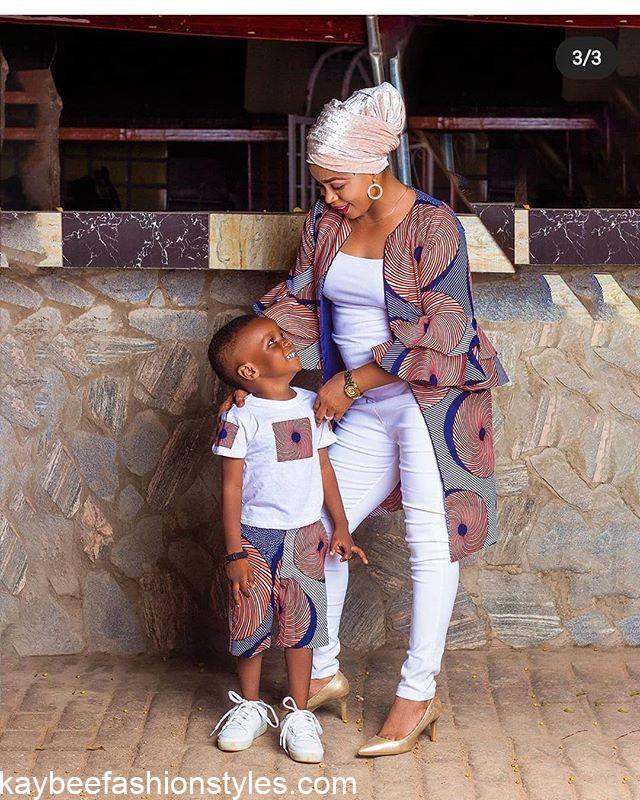 30 Best Matching African Outfits for Mother and Son