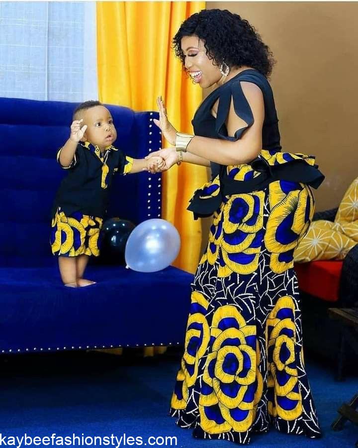 30 Best Matching African Outfits for Mother and Son