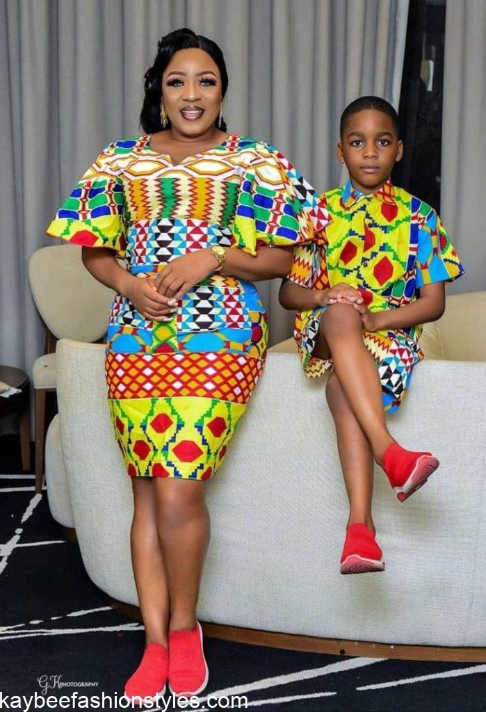 30 Best Matching African Outfits for Mother and Son