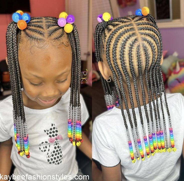 Best Sallah Hairstyles for Little Girls in Nigeria - Kaybee Fashion Styles