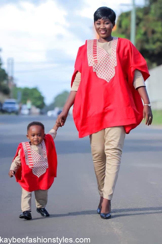 30 Best Matching African Outfits for Mother and Son