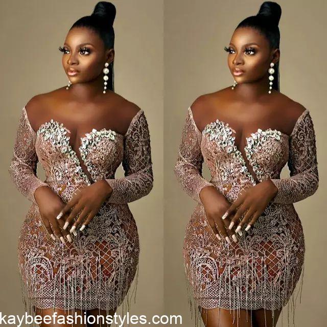 Best Short Dinner Gown Styles for Nigerian Ladies in 2023