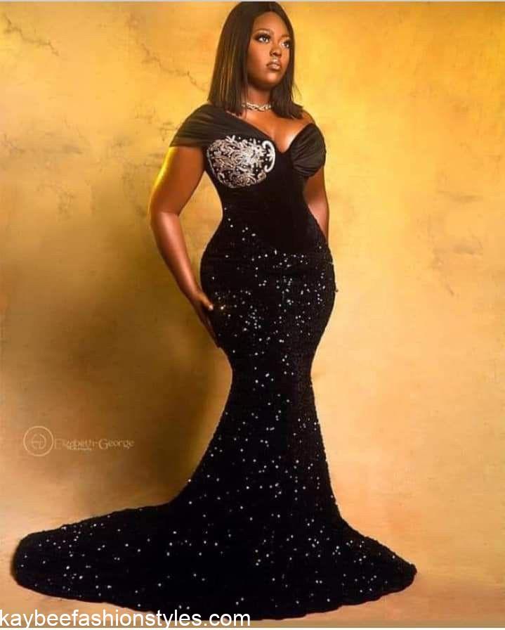 Latest Sequin Gown Styles in Nigeria