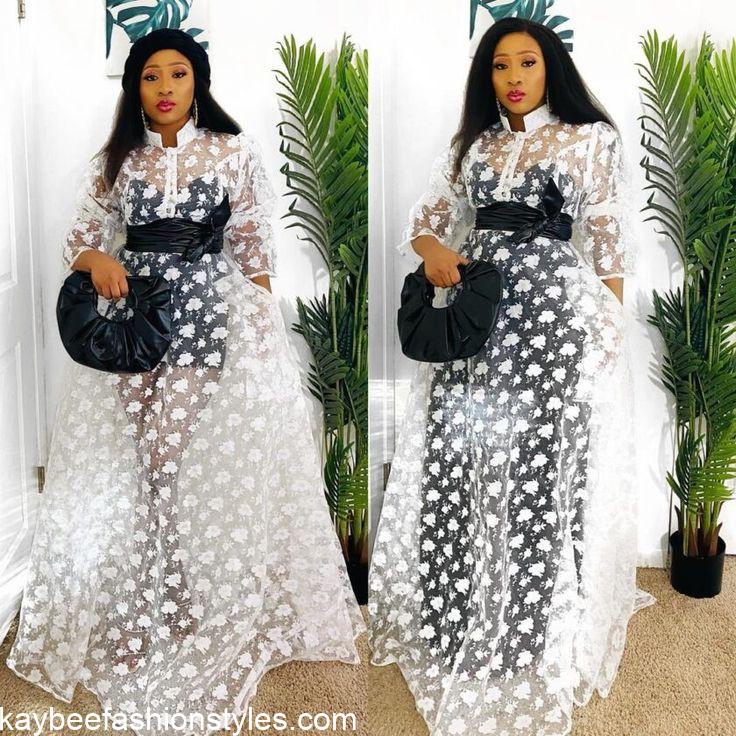 Latest Organza Gown Styles for Ladies in Nigeria