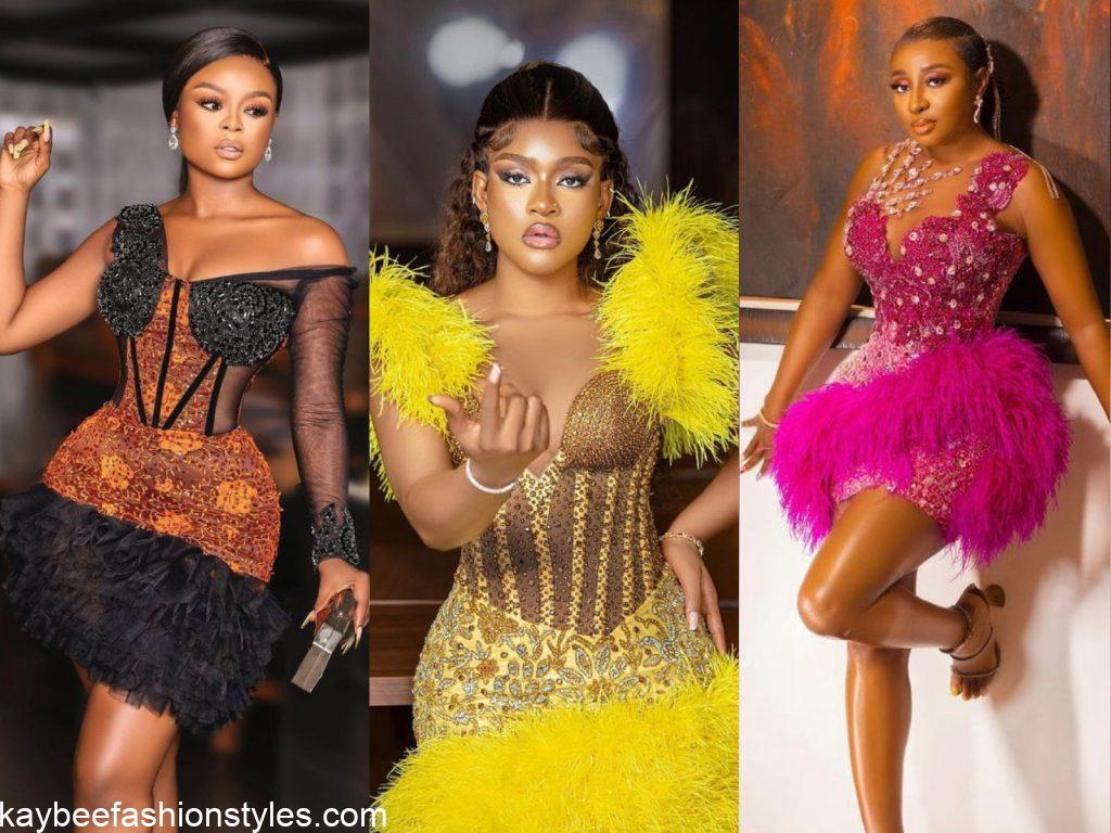 Short Dinner Gown Styles for Nigerian Ladies 