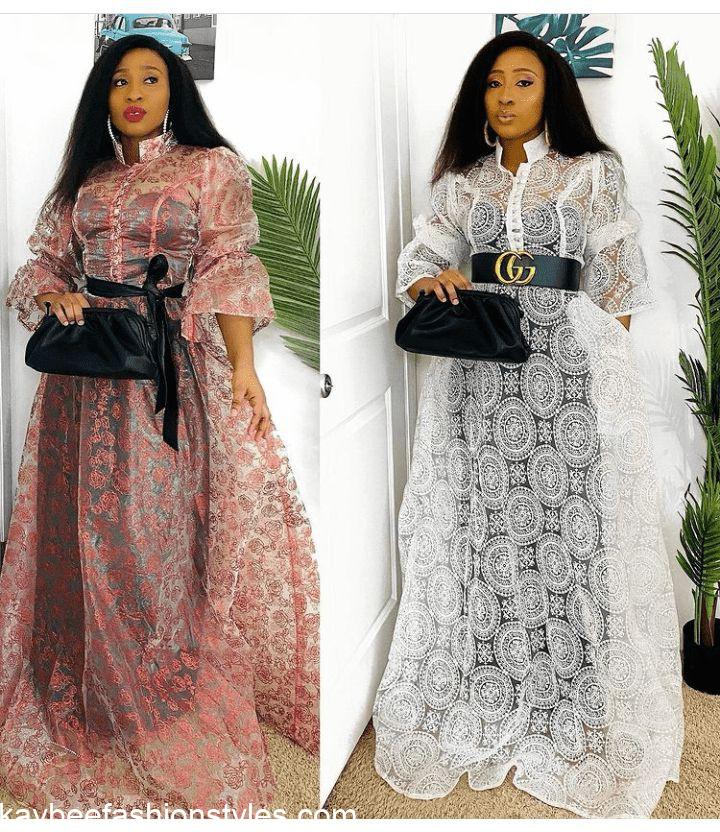 Latest Organza Gown Styles for Ladies in Nigeria