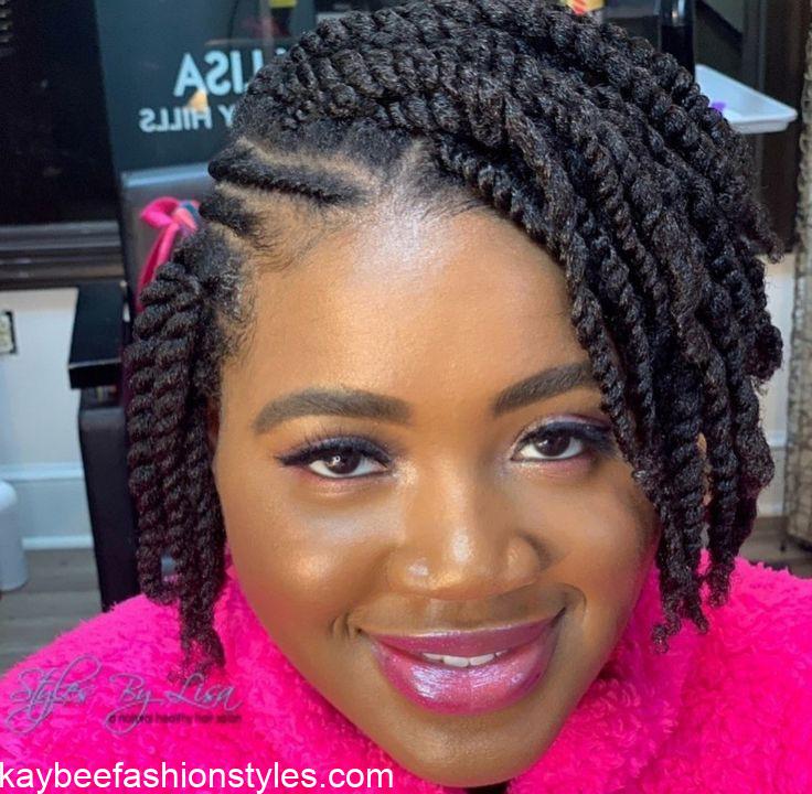 Natural Hair Twist Styles for Ladies
