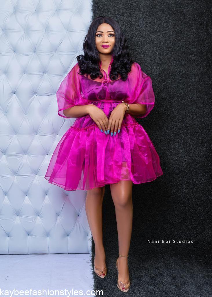 Latest Organza Gown Styles for Ladies in Nigeria