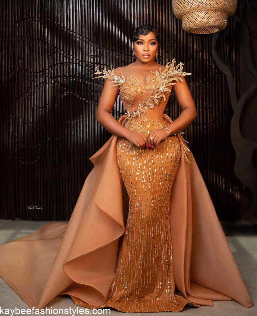 Latest Sequin Gown Styles in Nigeria