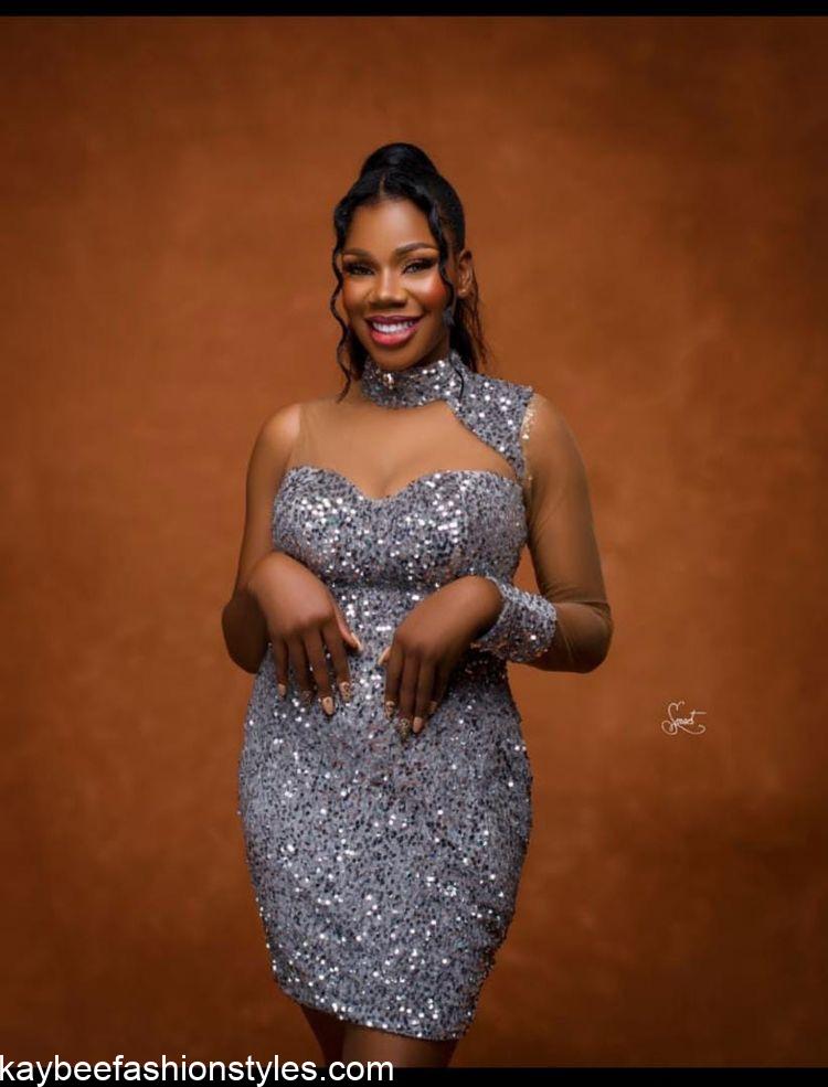 Latest Sequin Gown Styles in Nigeria