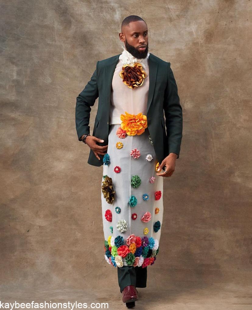 Bbnaija star Emmanuel AMVCA 2023 outfit
