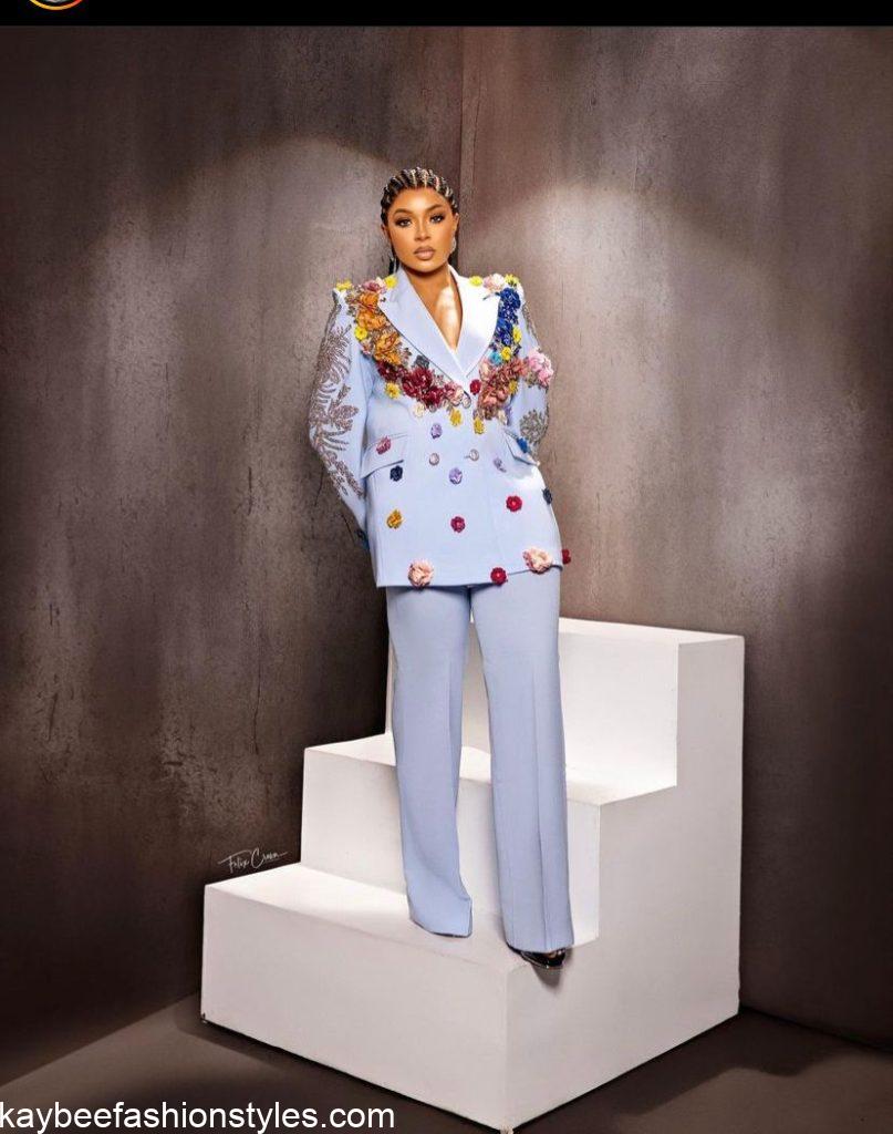 Bbnaija star Emmanuel AMVCA 2023 outfit