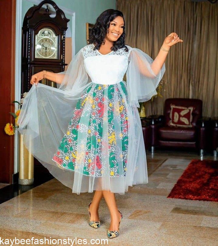 Latest Organza Gown Styles for Ladies in Nigeria