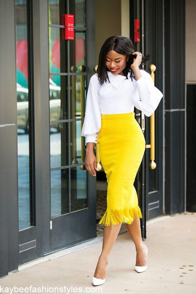 Best English Skirt and Blouse Styles for Ladies