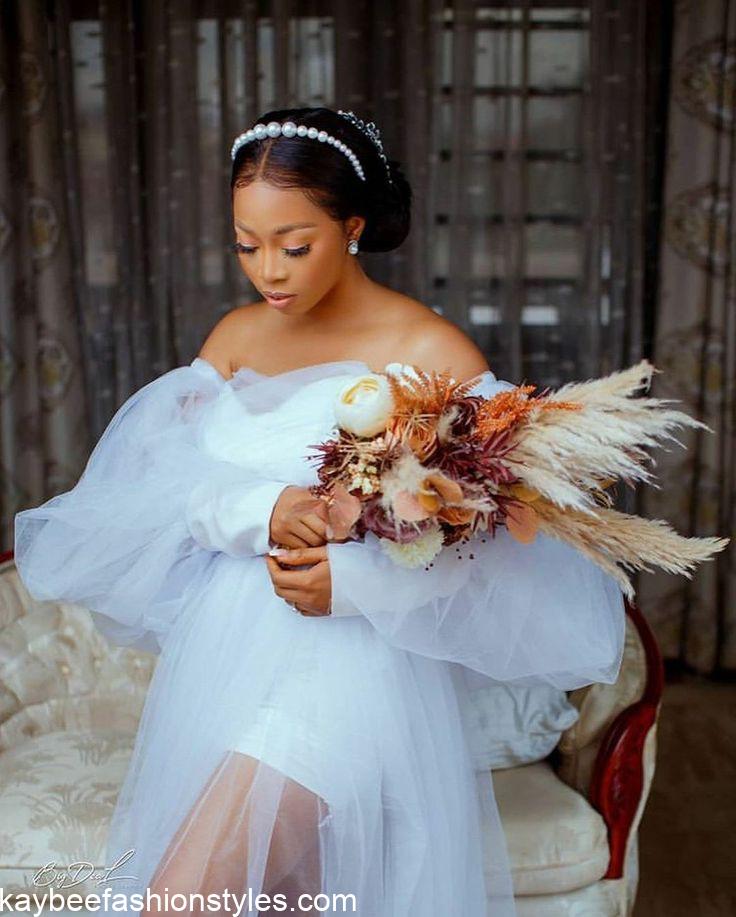 30 Latest Bridal Shower Dresses for the Bride in Nigeria