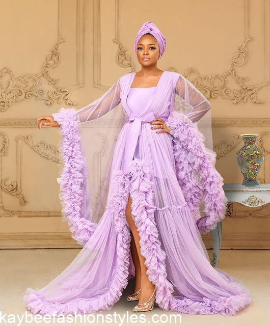 30 Latest Bridal Shower Dresses for the Bride in Nigeria